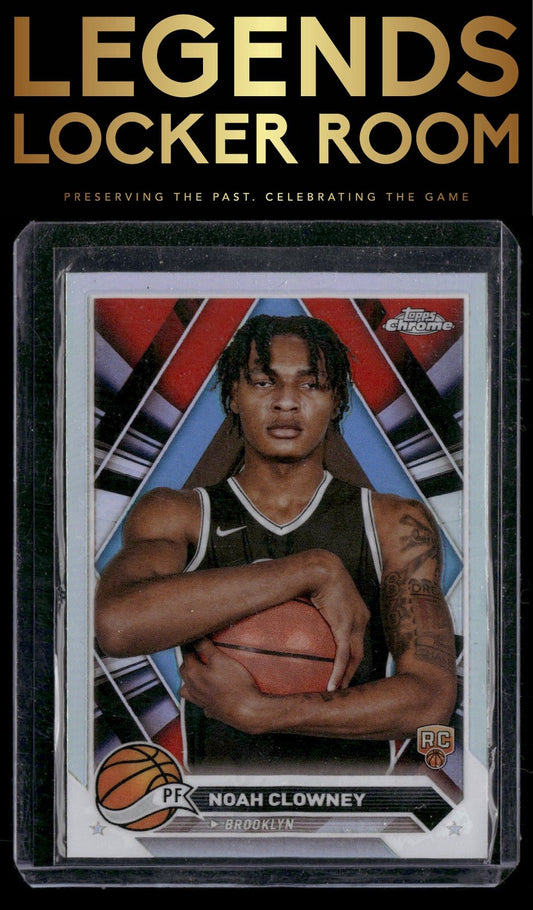2023-24 Topps Chrome #180 Noah Clowney Refractors