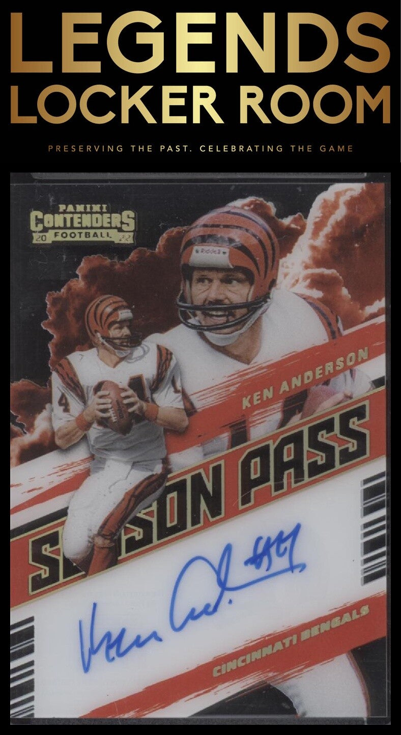2022 Panini Contenders SP-KAN Ken Anderson Autograph