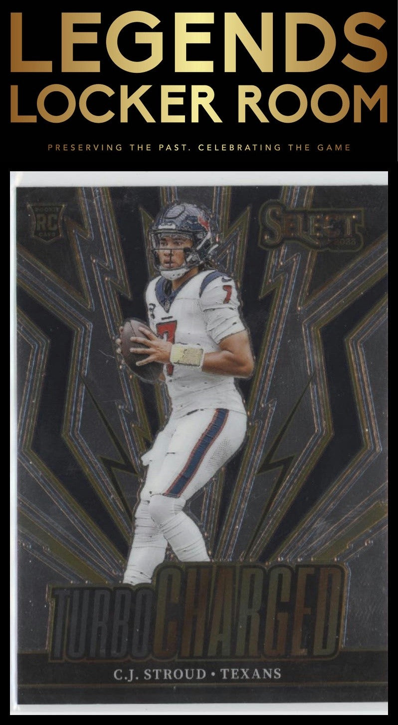 2023 Panini Select #TUR-CST C.J. Stroud Turbocharged