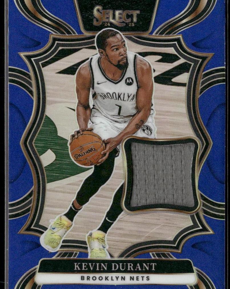 2024-25 Panini Select Kevin Durant Throwback Memorabilia Blue /75