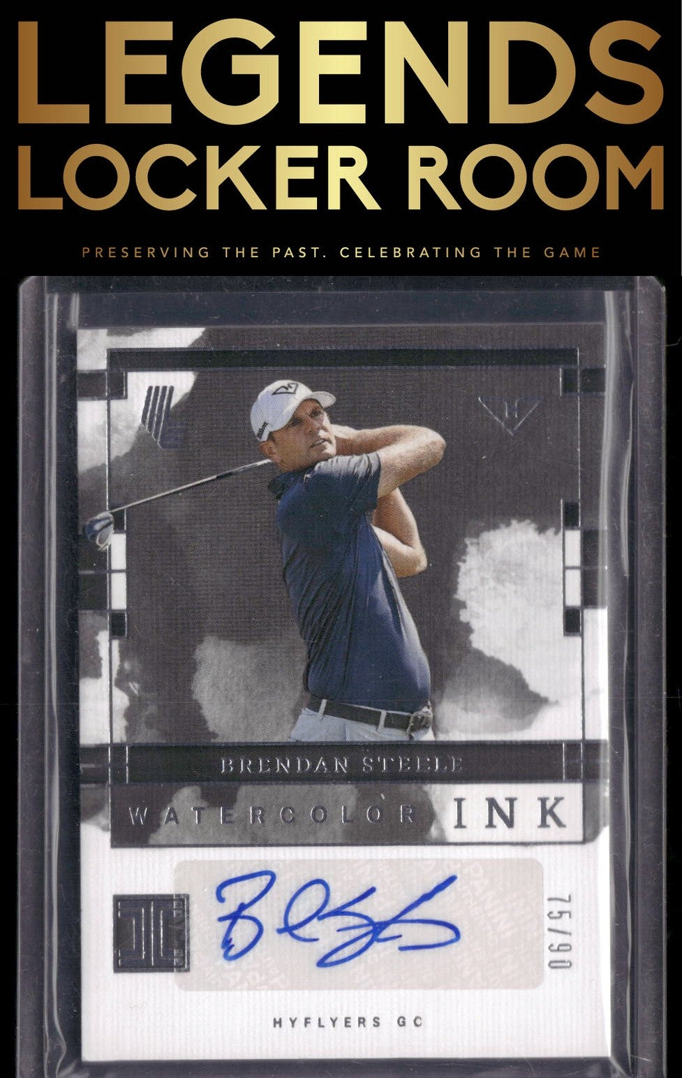 2024 Panini Impeccable LIV #WC-BST Brendan Steele Watercolor Signatures #/90