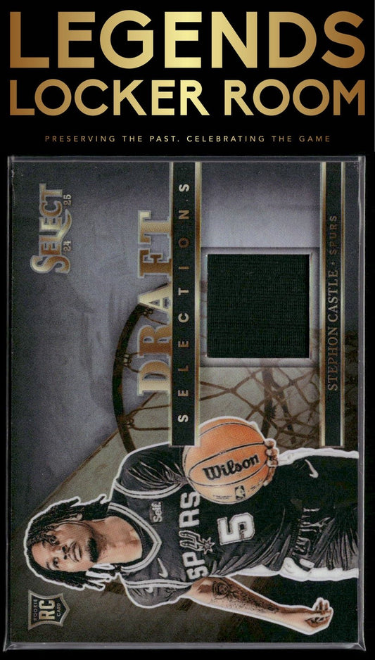 2024-25 Panini Select #DSM-CAS Stephon Castle Draft Selections Memorabilia