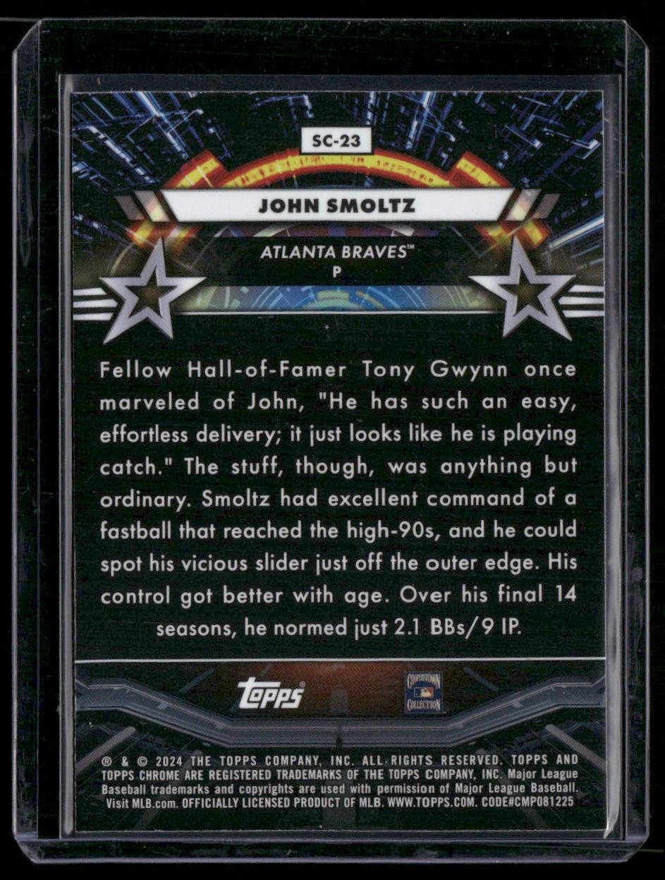 2024 Topps Chrome Cosmic #SC-23 John Smoltz Star Command