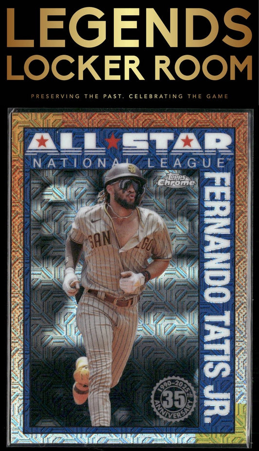 2025 Topps Fernando Tatis Jr. 1990 Topps Baseball 35th Chrome All-Stars Mojo