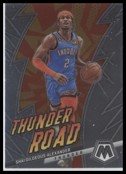 2022-23 Panini Mosaic #14 Shai Gilgeous-Alexander Thunder Road