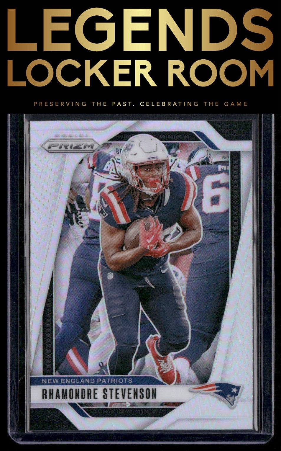 2024 Panini Prizm #195 Rhamondre Stevenson Silver