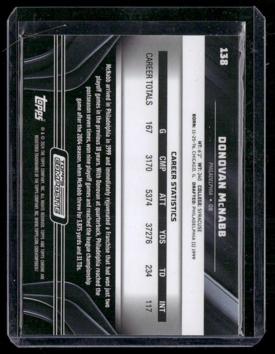 2023 Topps Composite #138 Donovan McNabb