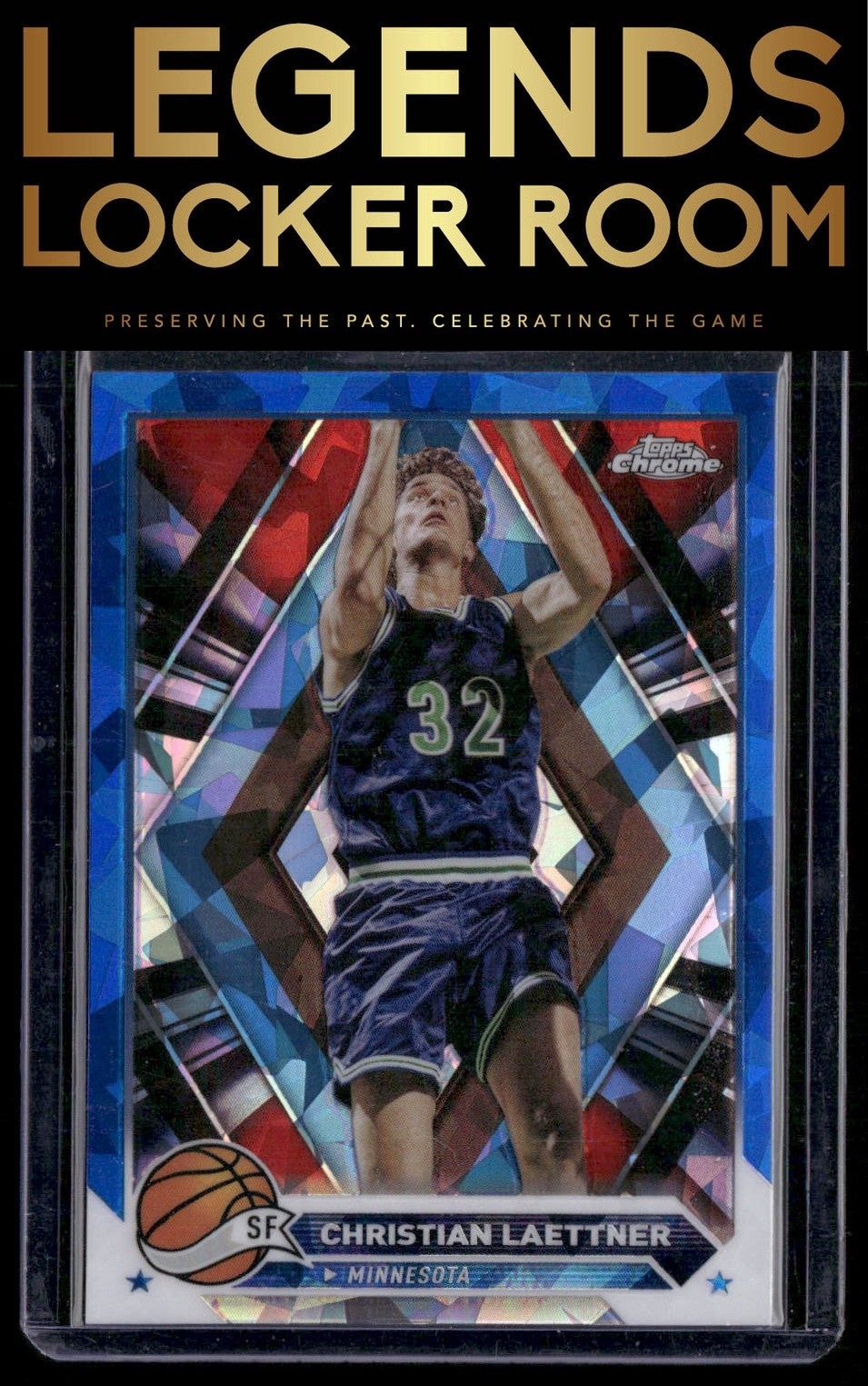 2023-24 Topps Chrome Sapphire #36 Christian Laettner