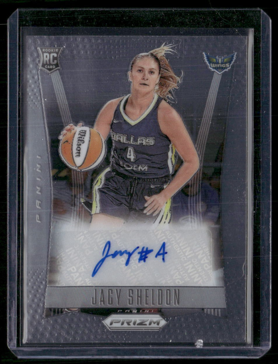 2024 Panini Prizm WNBA #TB-JS Jacy Sheldon Throwback Signatures