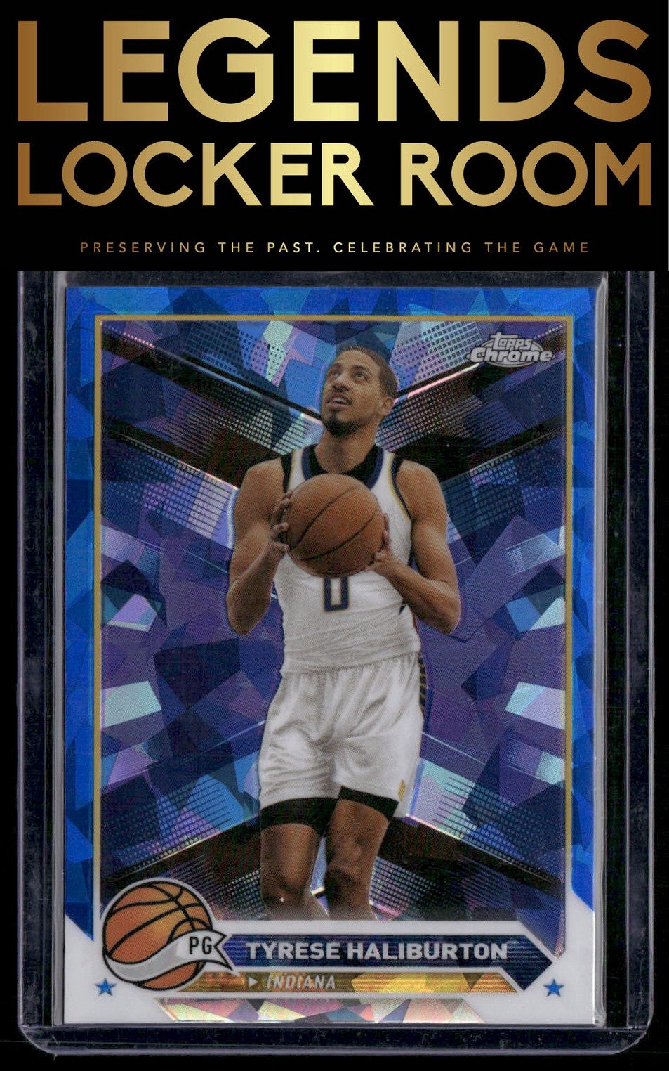2023-24 Topps Chrome Sapphire Edition #4 Tyrese Haliburton