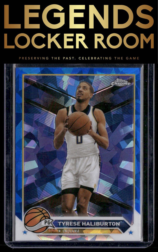 2023-24 Topps Chrome Sapphire Edition #4 Tyrese Haliburton