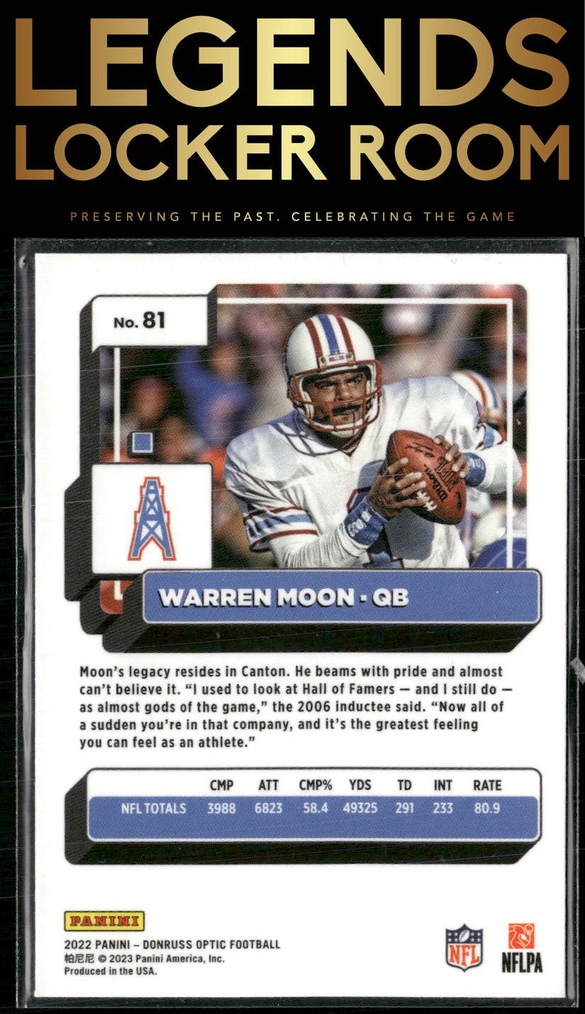 2022 Donruss Optic #81 Warren Moon