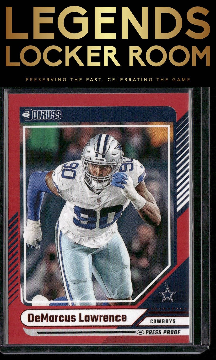 2024 Donruss #66 Demarcus Lawrence Press Proof Red