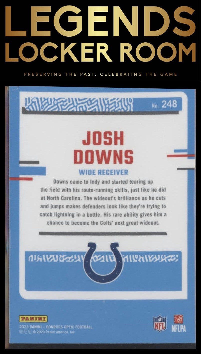 2023 Donruss Optic #248 Josh Downs