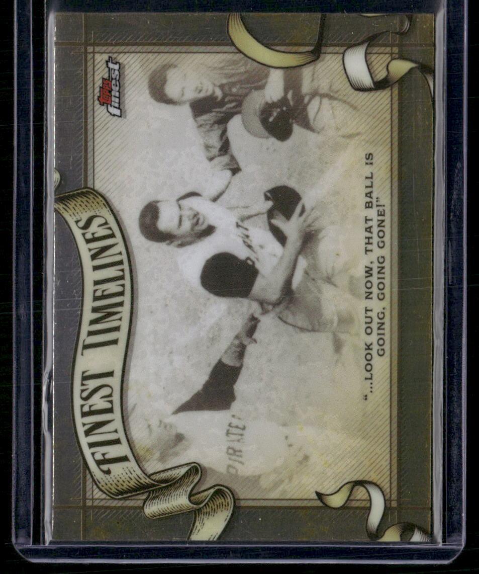 2024 Finest #FT-8 Bill Mazeroski Finest Timeline