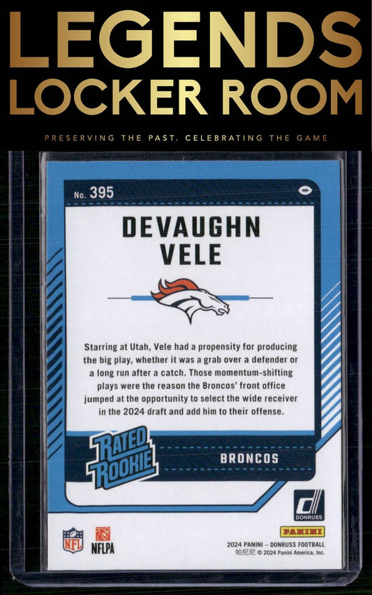 2024 Donruss #395 Devaughn Vele