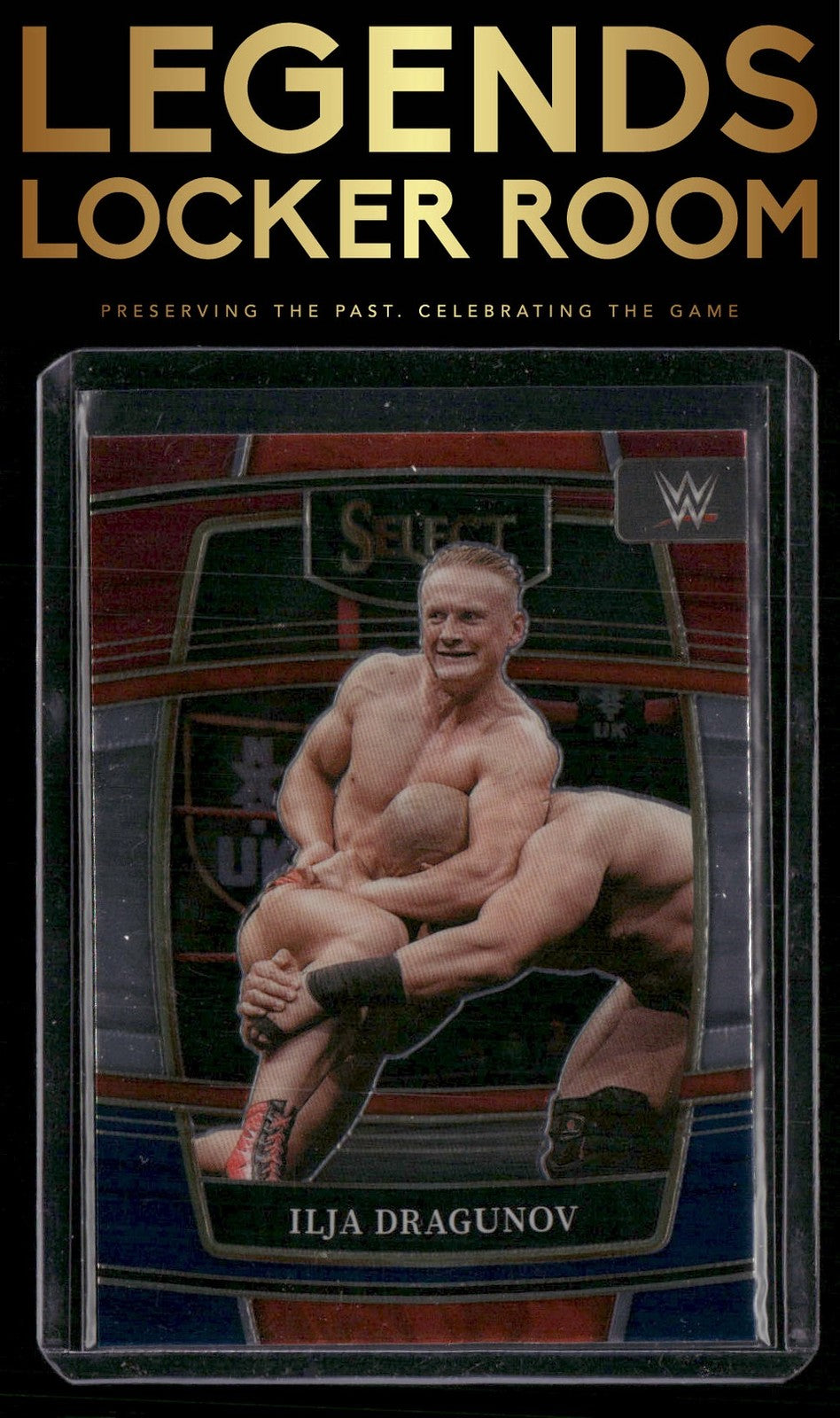 2022 Panini Select WWE #89 Ilja Dragunov Red and Blue
