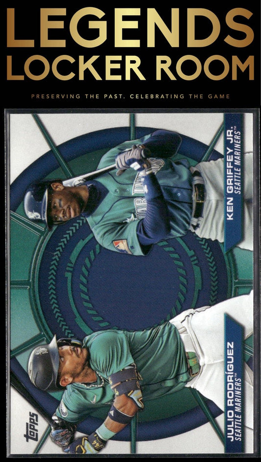 2025 Topps #DD-19 Ken Griffey Jr. / Julio Rodríguez Dynamic Duos