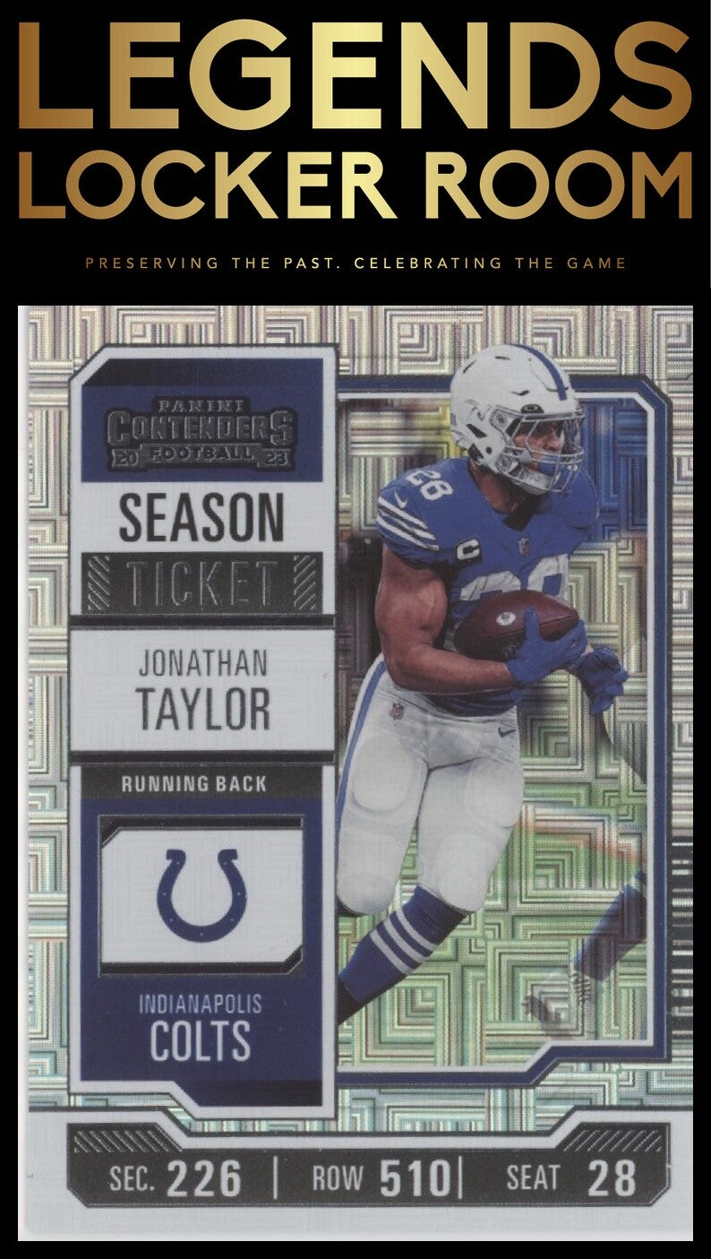 2023 Panini Contenders #43 Jonathan Taylor Season Ticket Retail