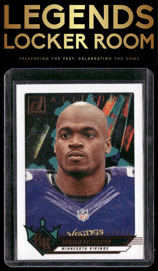 2024 Donruss #12 Adrian Peterson All-Time Gridiron Kings