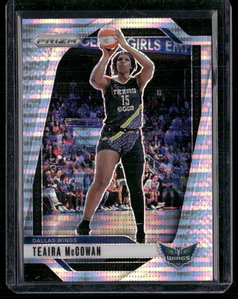2024 Panini Prizm WNBA #105 Teaira McCowan Pulsar Prizms #/499