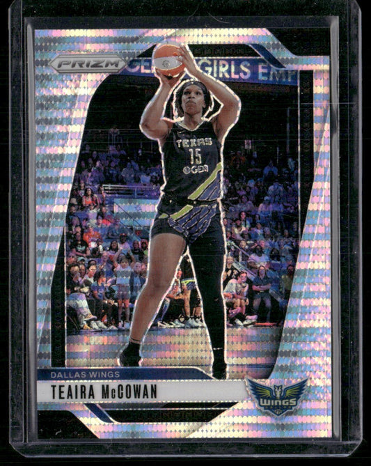2024 Panini Prizm WNBA #105 Teaira McCowan Pulsar Prizms #/499