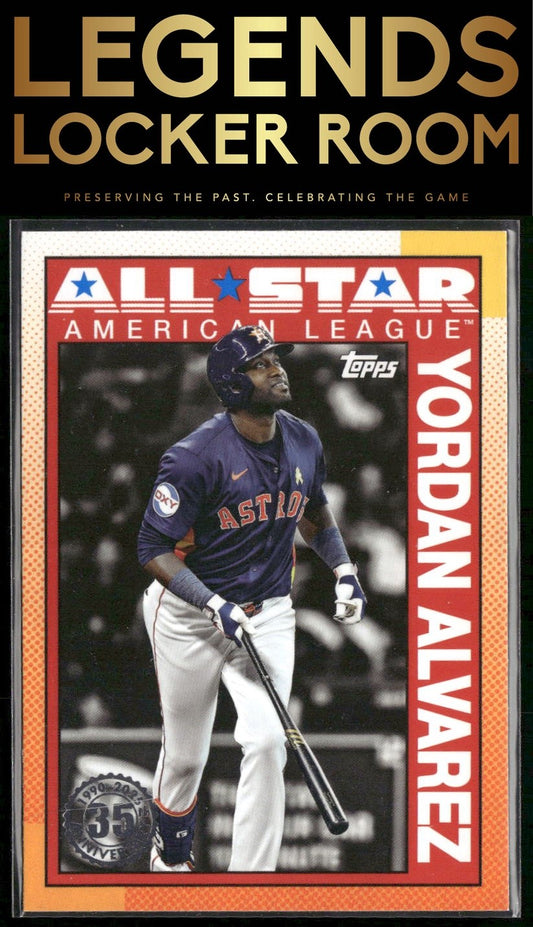 2025 Topps Yordan Alvarez 1990 Topps Baseball 35th Anniversary All-Stars