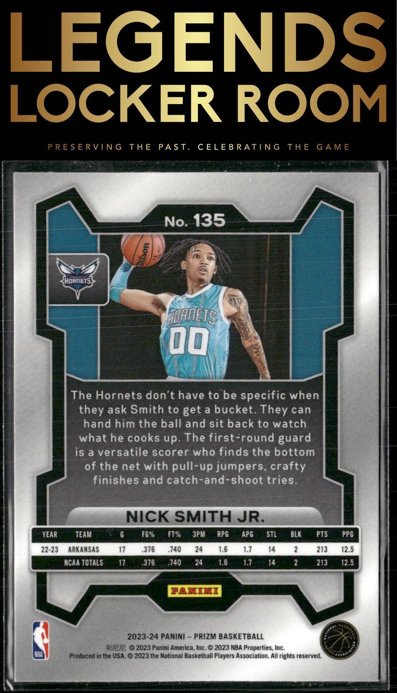 2023-24 Panini Prizm #135 Nick Smith Jr.