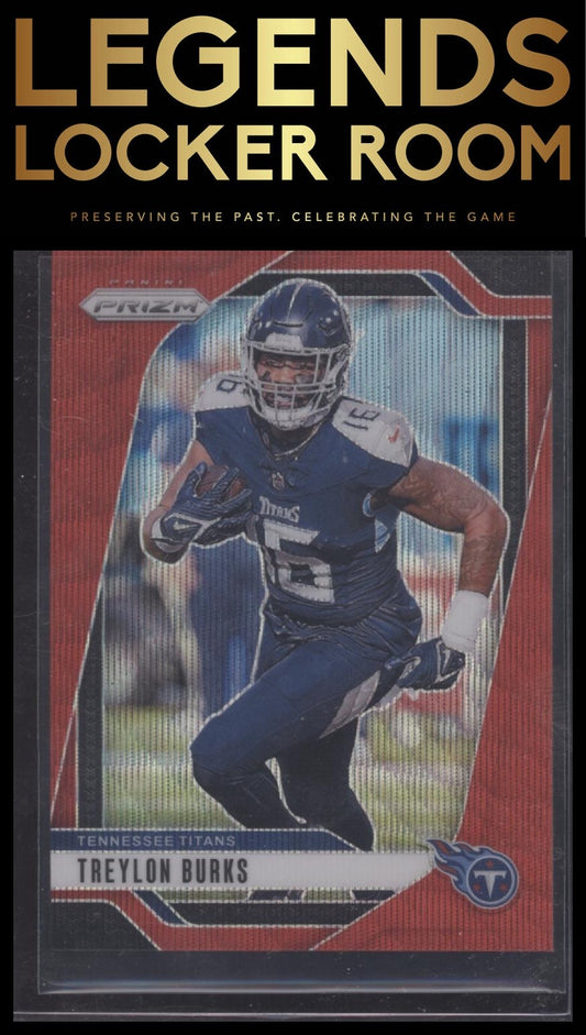 2024 Panini Prizm #281 Treylon Burks Red Wave #/149