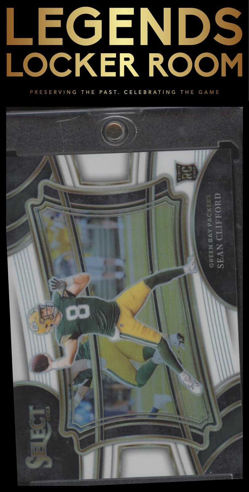 2023 Panini Select #334 Sean Clifford White Prizms #/35