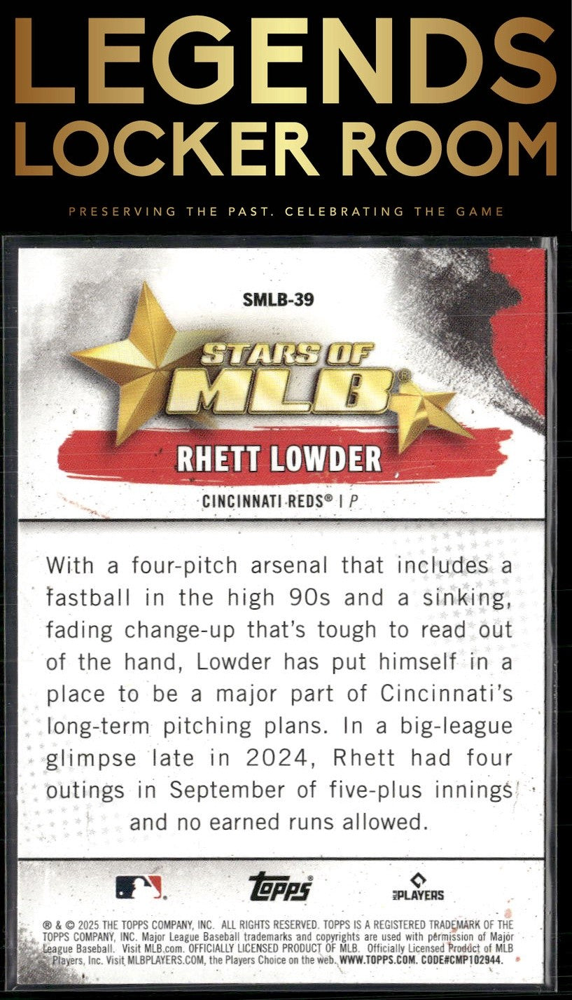 2025 Topps #SMLB-39 Rhett Lowder Stars of MLB