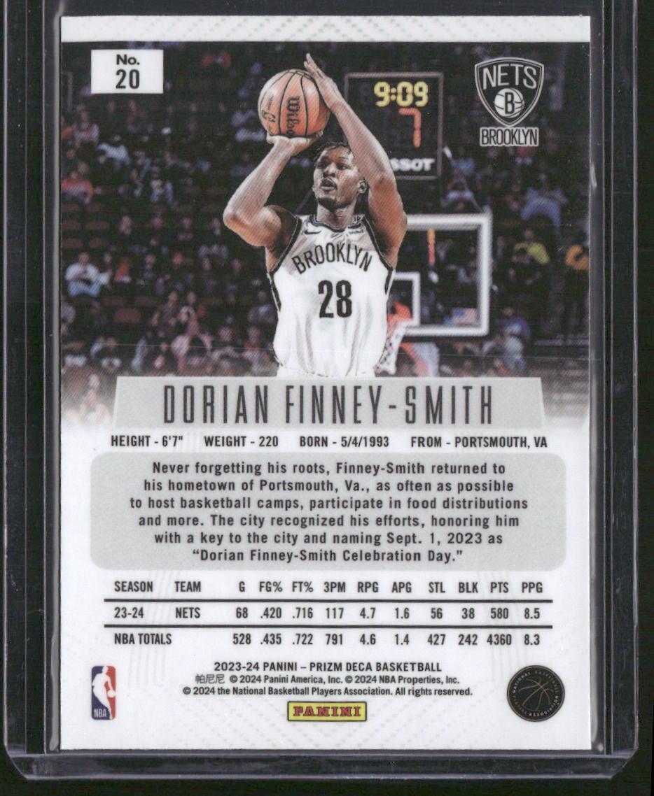 2023-24 Panini Prizm Deca #20 Dorian Finney-Smith