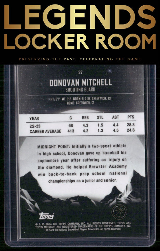 2023-24 Topps Midnight #37 Donovan Mitchell