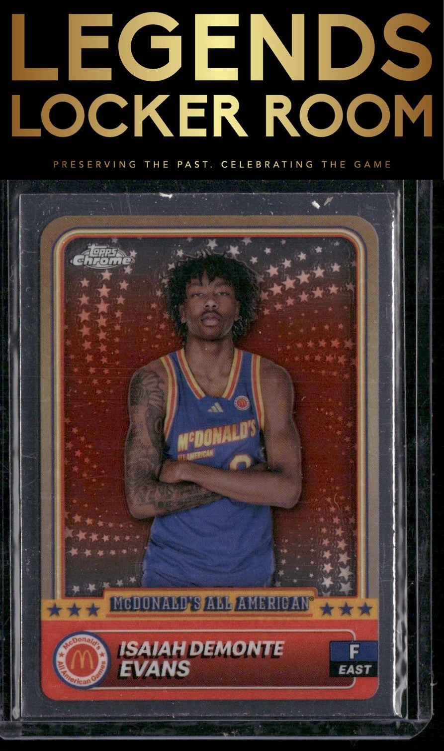 2024 Topps Chrome McDonald's All-American #77 Isaiah Demonte Evans