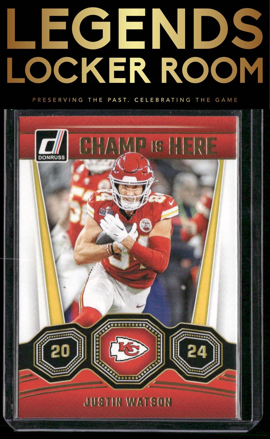 2024 Donruss #6 Justin Watson Champ is Here