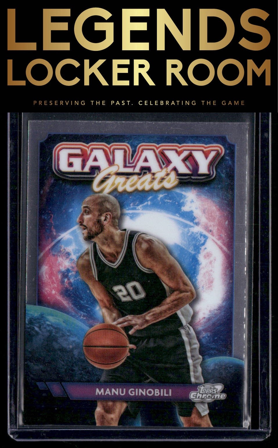 2023-24 Topps Chrome Cosmic #GG-33 Manu Ginobili Galaxy Greats