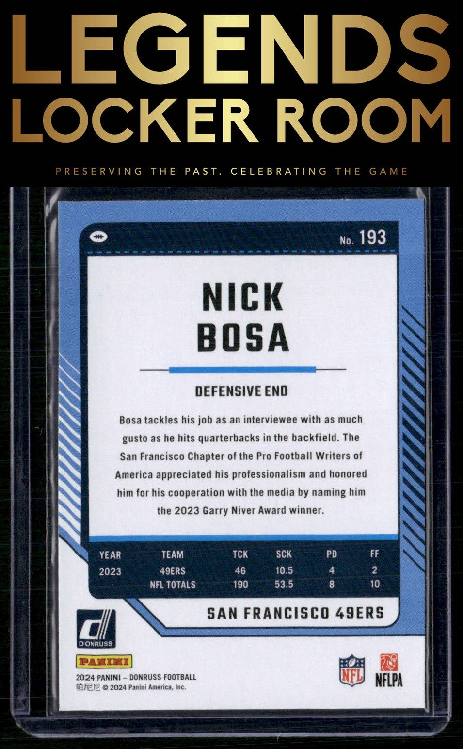 2024 Donruss #193 Nick Bosa