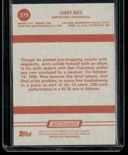 2023 Topps Composite #373 Jerry Rice