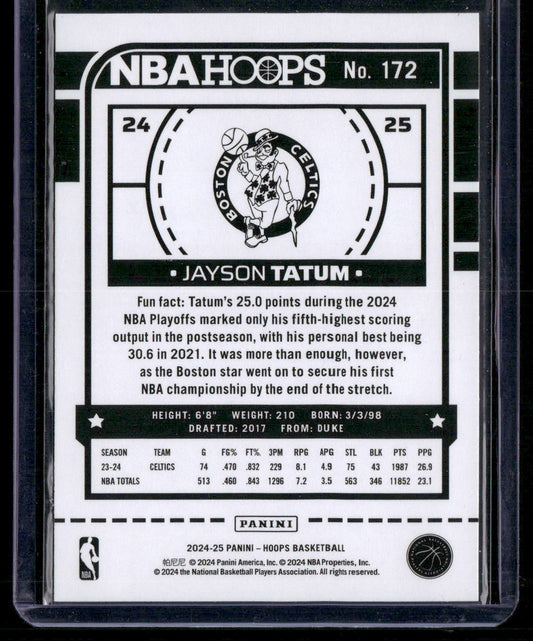 2024-25 Hoops #172 Jayson Tatum