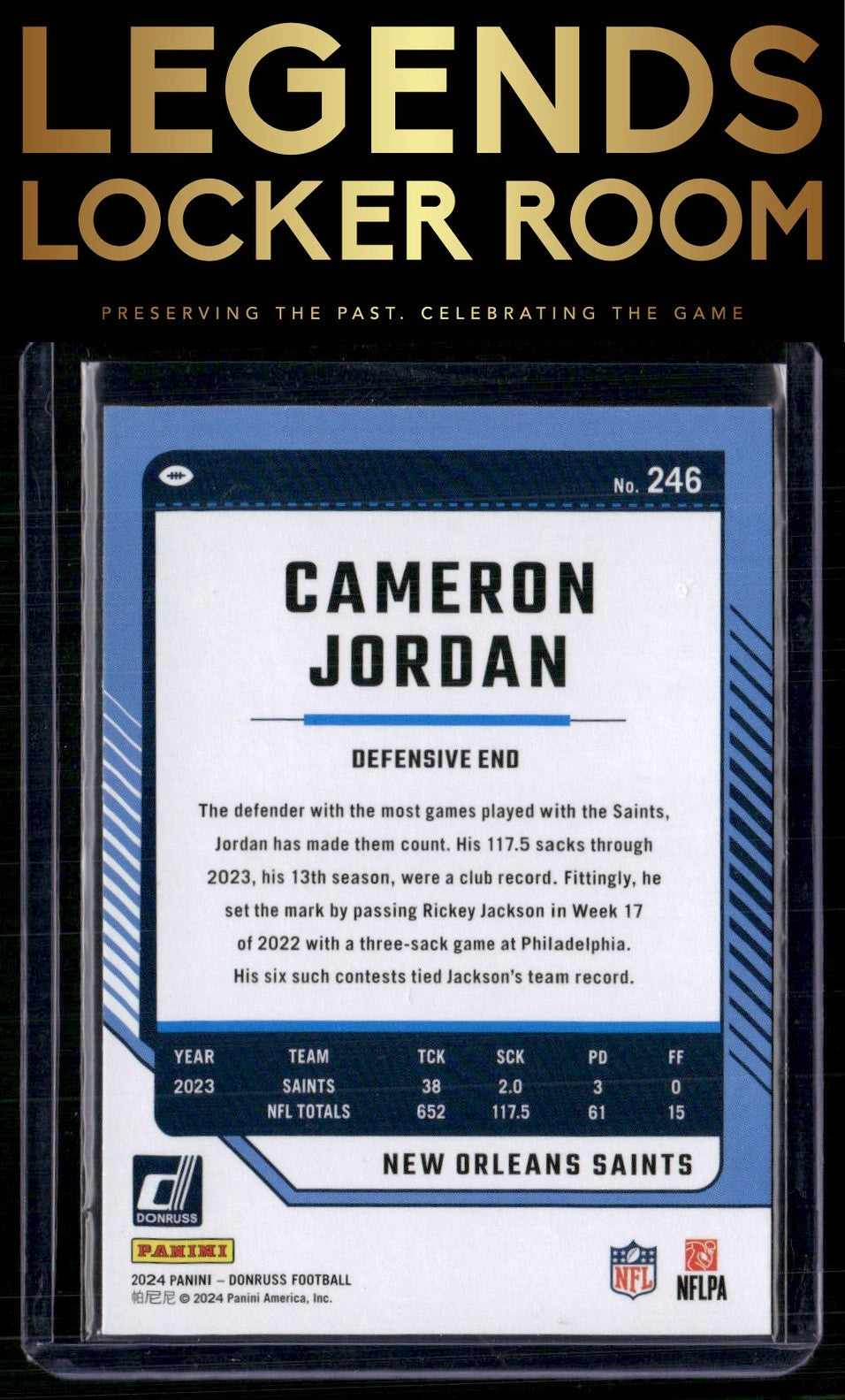 2024 Donruss #246 Cameron Jordan