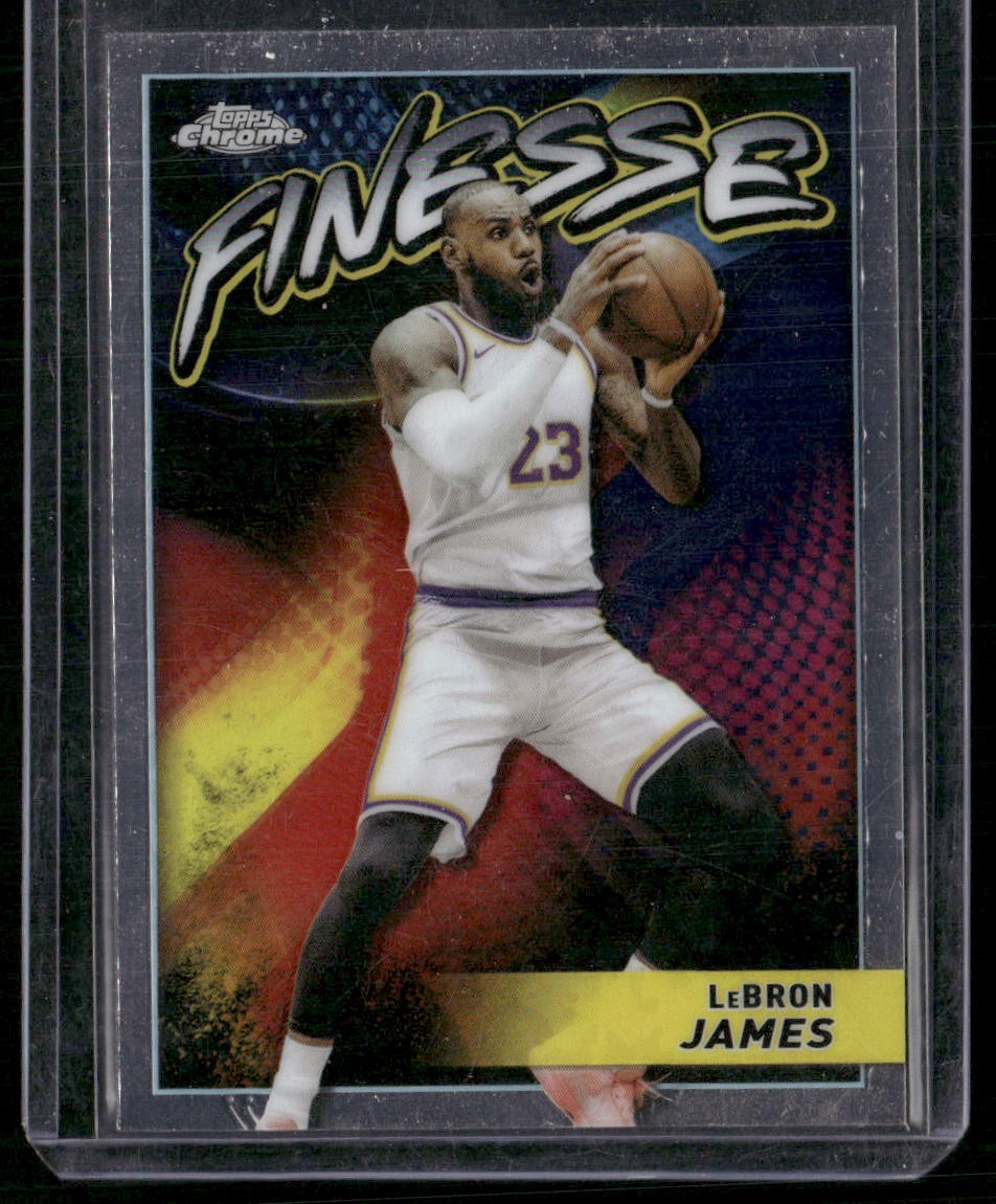 2023-24 Topps Chrome #F-11 LeBron James Finesse