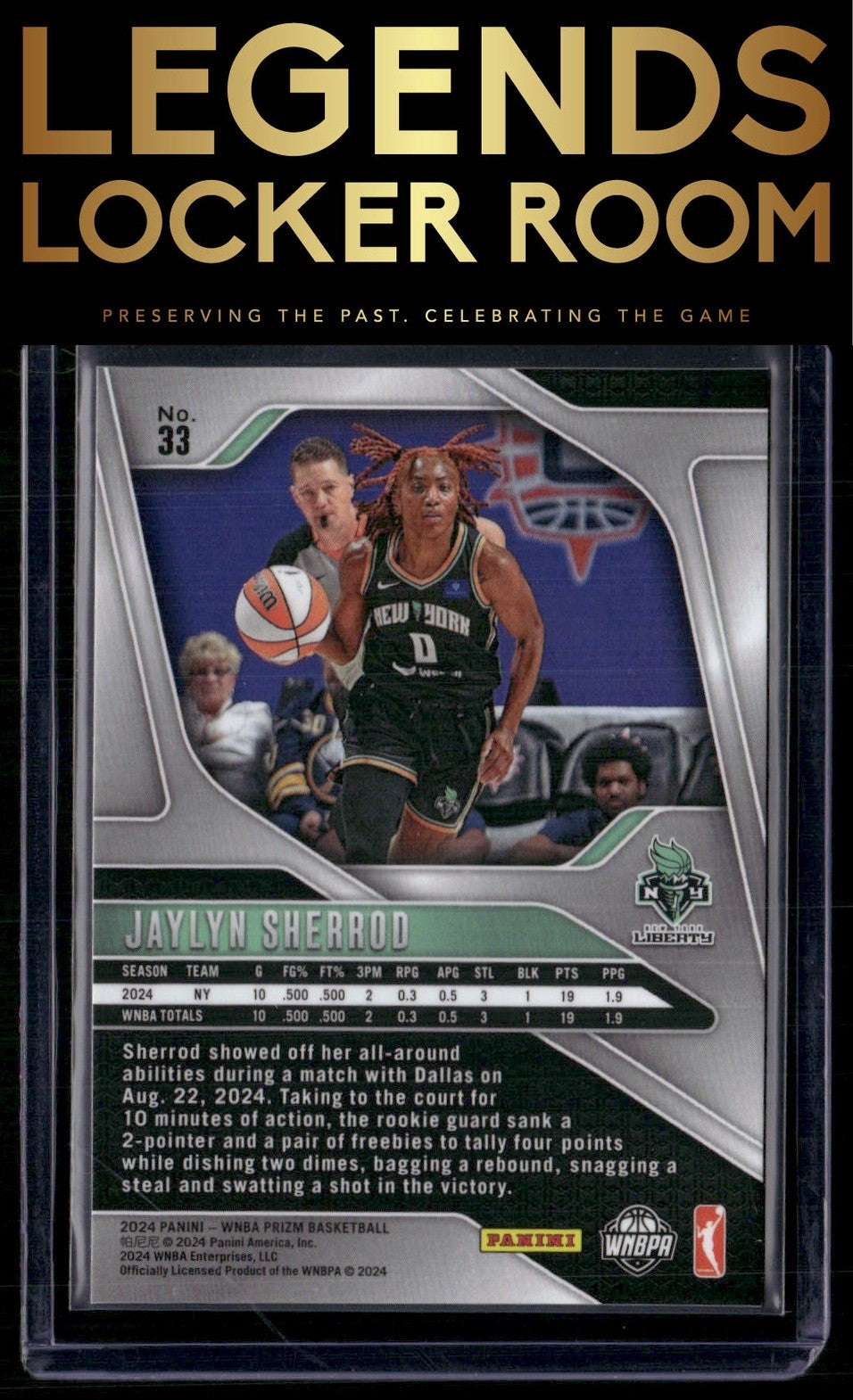 2024 Panini Prizm WNBA #33 Jaylyn Sherrod