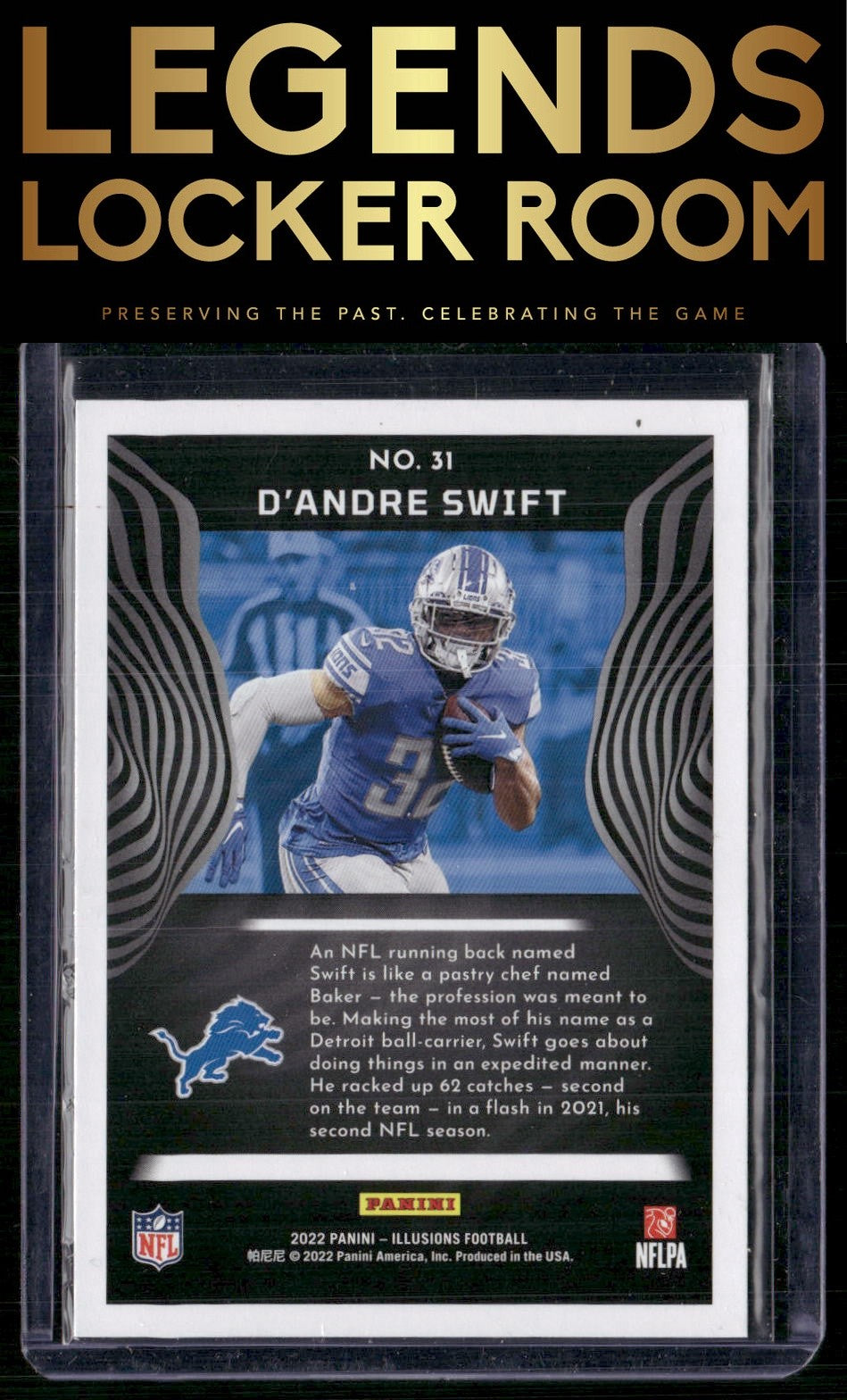 2022 Panini Illusions #31 D'Andre Swift Retail