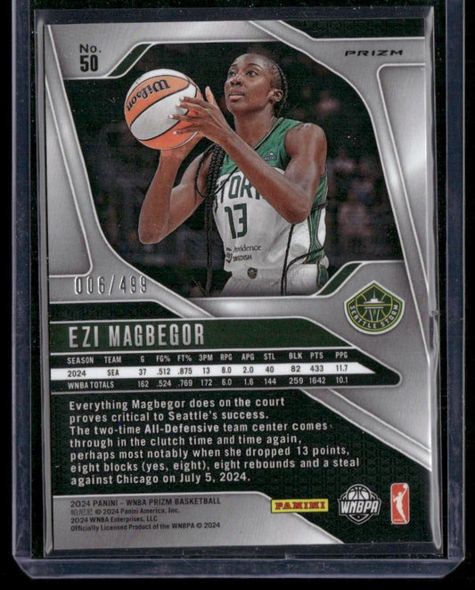 2024 Panini Prizm WNBA #50 Ezi Magbegor Pulsar Prizms #/499