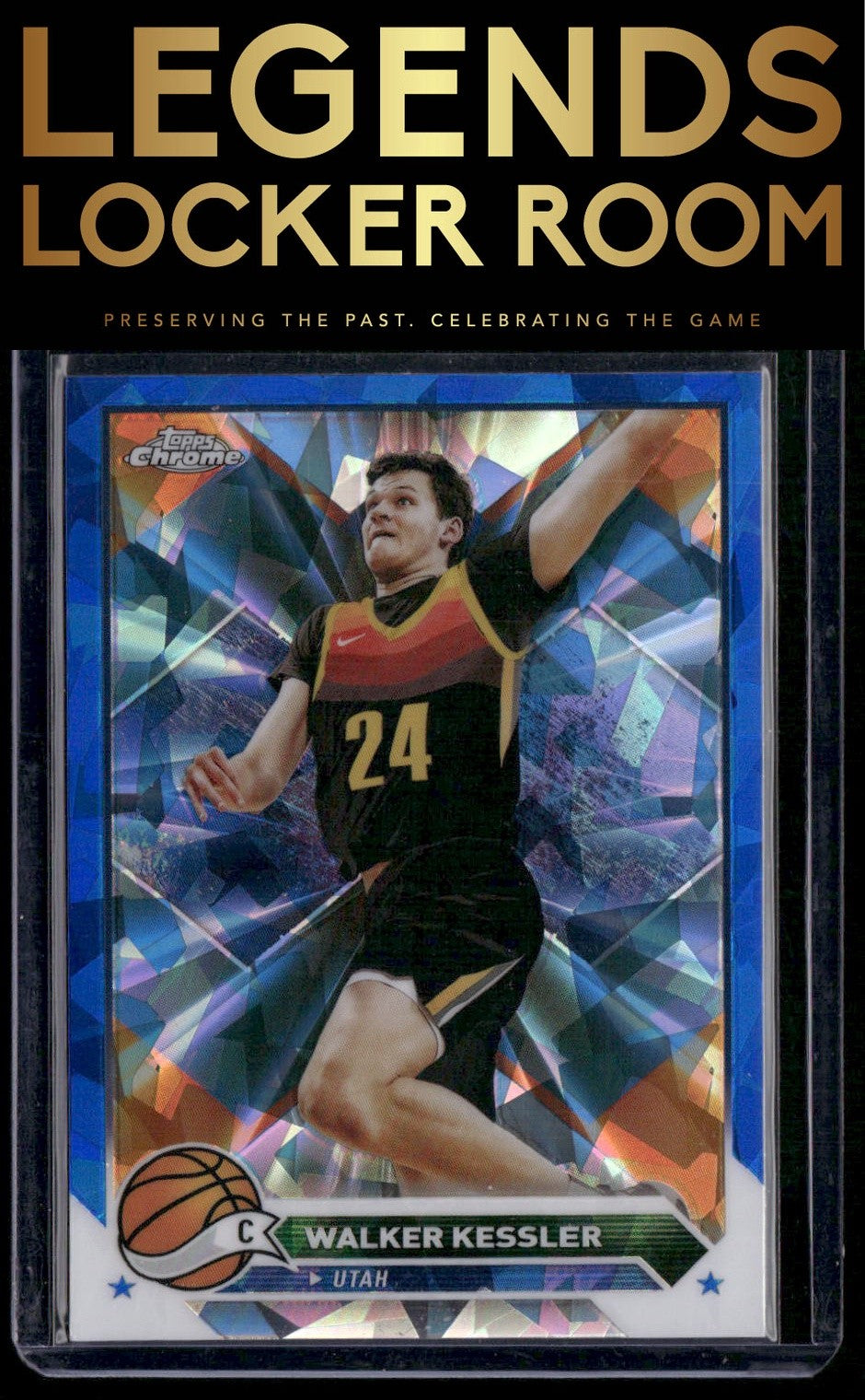 2023-24 Topps Chrome Sapphire Edition #185 Walker Kessler