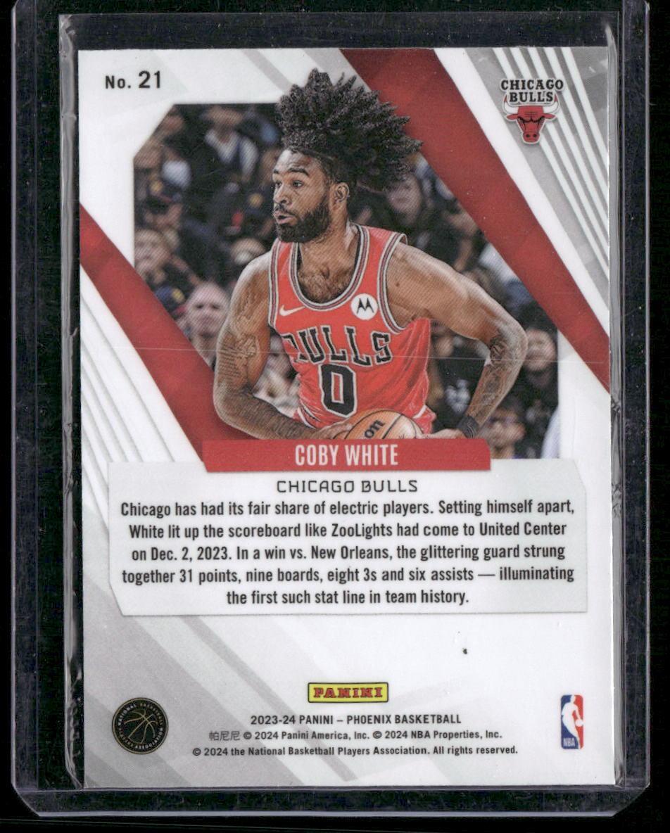2023-24 Panini Phoenix #21 Coby White