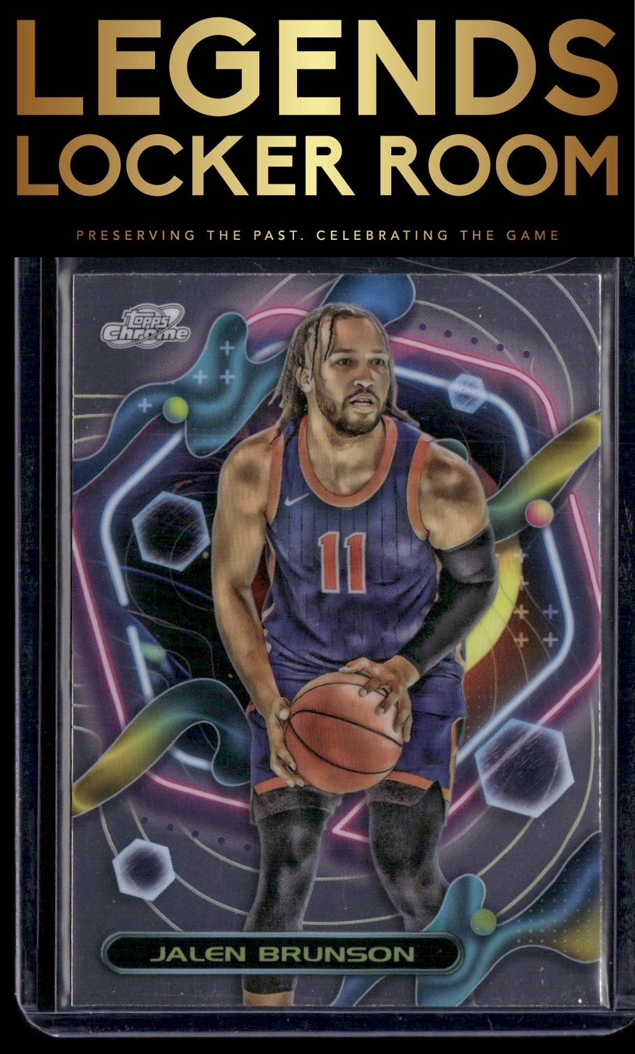 2023-24 Topps Chrome Cosmic #81 Jalen Brunson