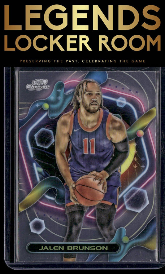 2023-24 Topps Chrome Cosmic #81 Jalen Brunson