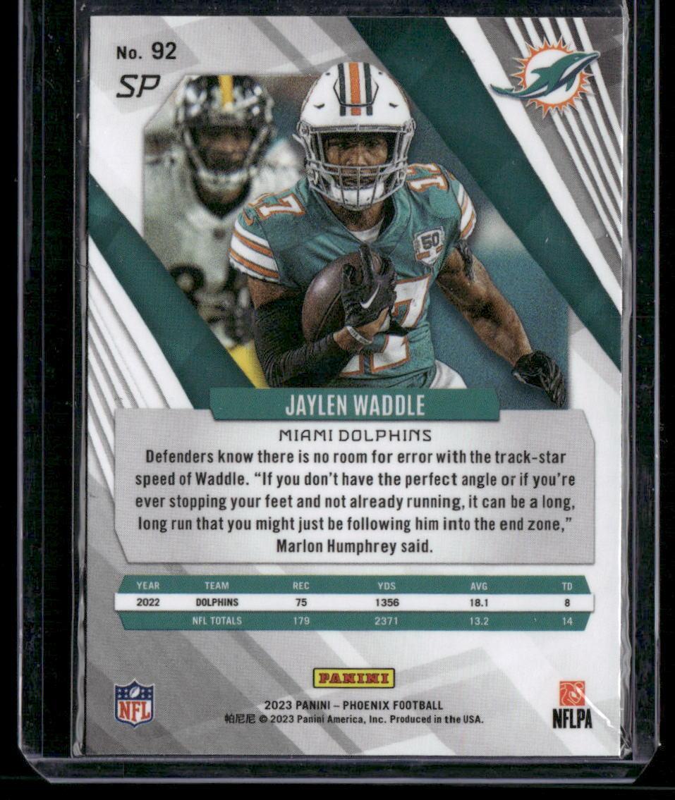 2023 Panini Phoenix #92 Jaylen Waddle Color Burst