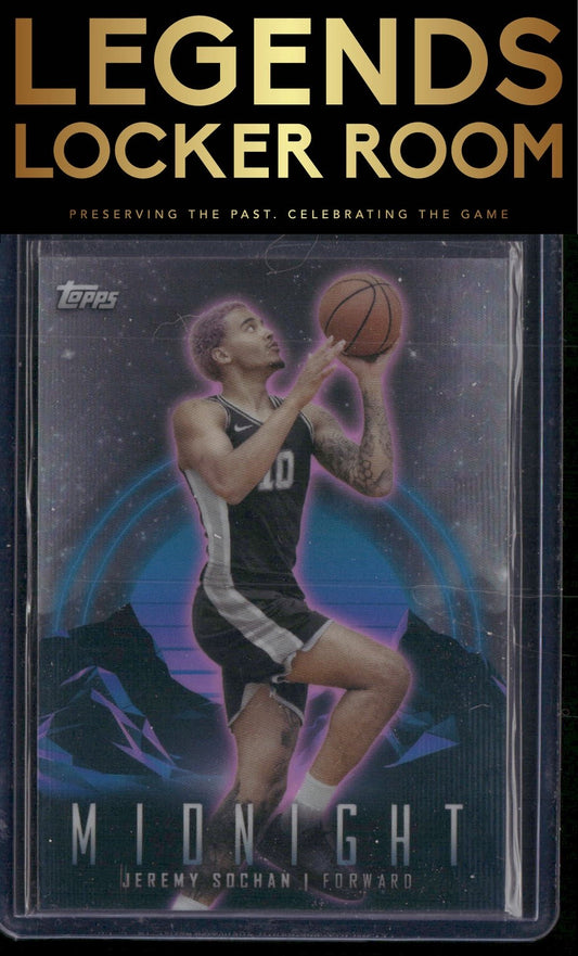 2023-24 Topps Midnight #58 Jeremy Sochan